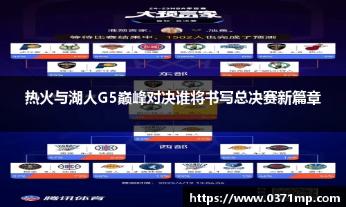 热火与湖人G5巅峰对决谁将书写总决赛新篇章